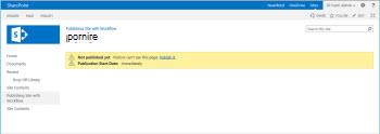 Șablon Site de publicare cu procedură