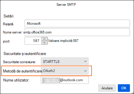 Modern auth mozilla step 2 SMTP Server