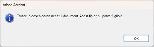 Eroare PDF de imprimare rapidă Outlook Desktop