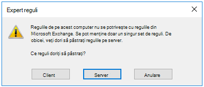 Rules Wizard Dialog Prompt