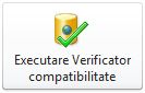 Butonul Rulare verificator de compatibilitate din Vizualizarea Backstage din Access