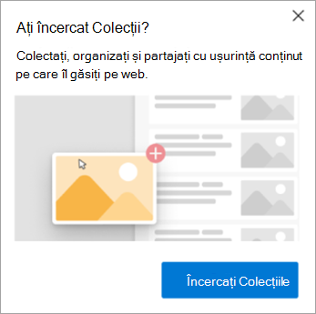 ÎNCERCAȚI O colecție nouă