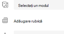 Adăugare rubrică