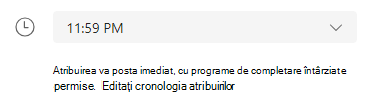 Editarea cronologiei temelor