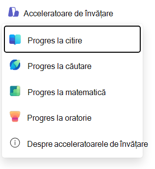 Captură de ecran cu progresul citirei.