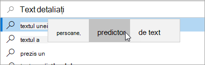 Imagine de predicție de text