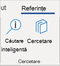 Butonul Cercetător din Word