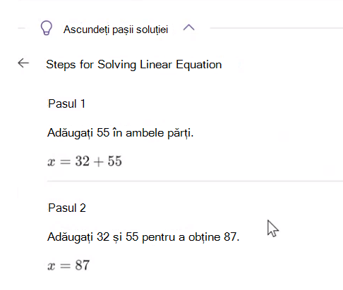 Pașii soluției