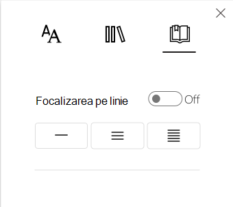 Captură de ecran cu focalizarea pe linie.