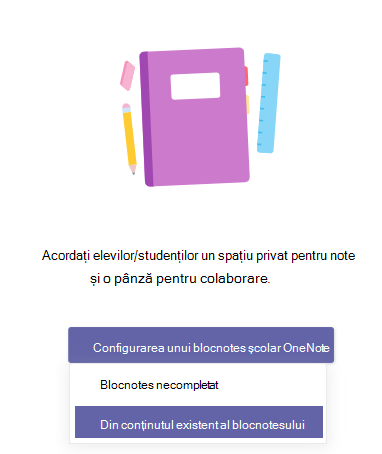 Captură de ecran a conținutului existent.