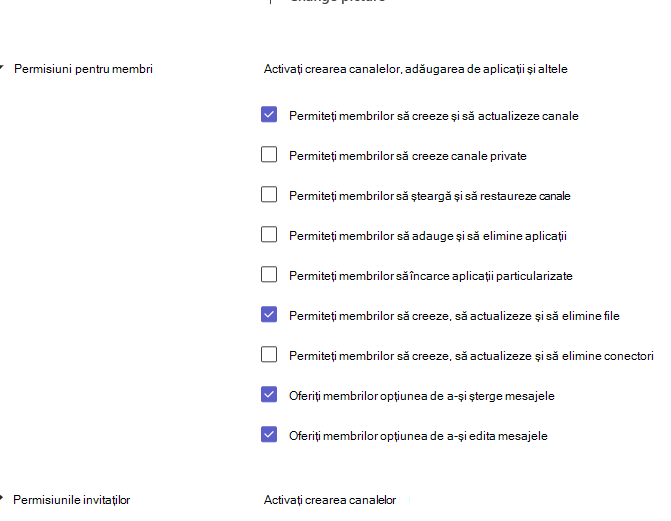 member permissions