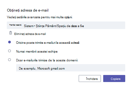 Obțineți e-mailuri
