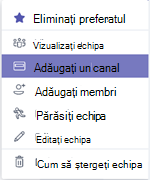 Adăugați un canal