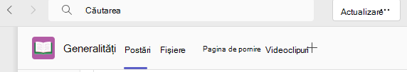 Captură de ecran a postărilor.