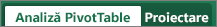 PivotTable Analyze and Design tabs