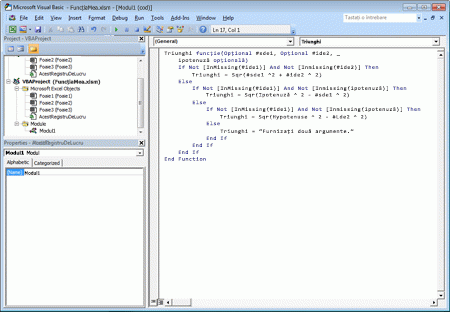 module in vbe