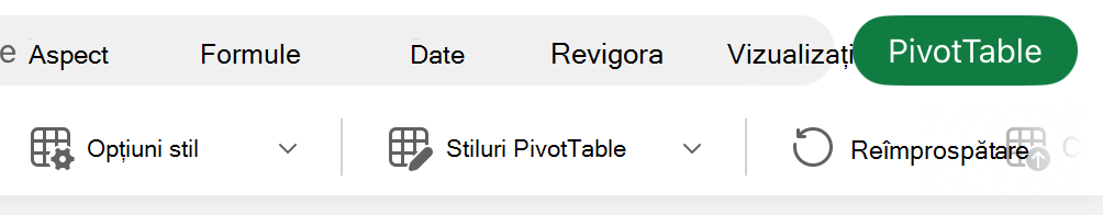 Butonul Opțiuni stil de pe iPad