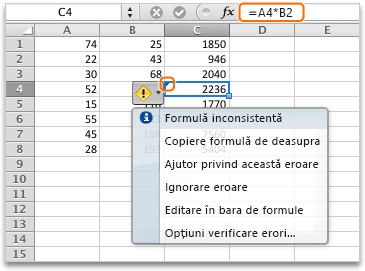 Formulă inconsistentă în C4 mac_inconsistent_formula