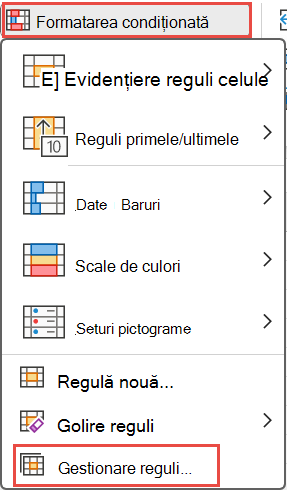 Manage rules