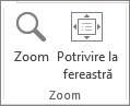 Zoom group on View tab