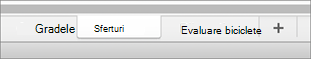 Selectorul de foi pe MacOS.
