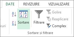 Butonul sortare