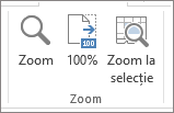 Zoom group on View tab