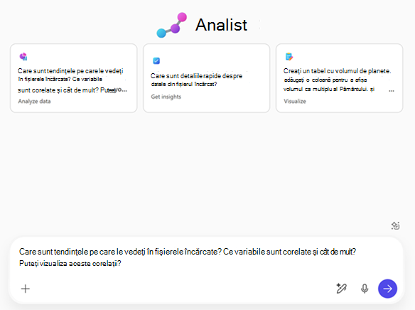 Imagine cu pagina de pornire a analistului