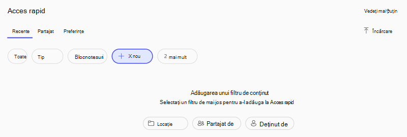 screenshot of additional filters in M365 aplicație Copilot search results