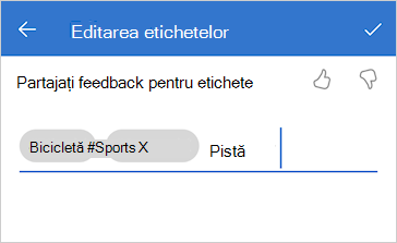 Edit tags screenshot