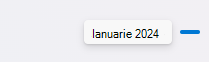 Bară de defilare Suprapunere de dată