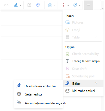 Setări editor