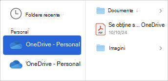 Selectați contul de stocare în cloud pentru a căuta fișierele pe care doriți să le atașați la mesajul de e-mail.