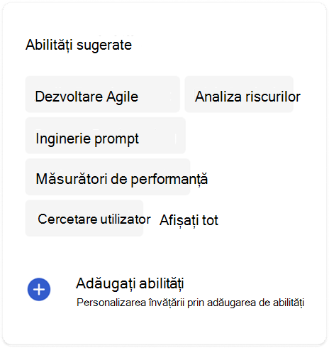 Competențe și Viva Learning