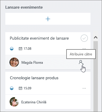 Assigm până la 11 membri la o activitate