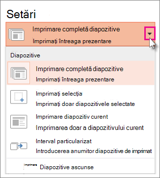 Print Settings