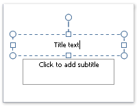 Substituent text de titlu