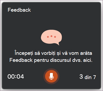 Începeți să vorbiți
