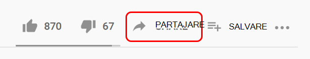 Distribuie pe YouTube