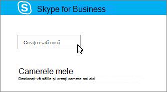 Pagina Sălile mele