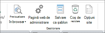 Gestionare butoane site