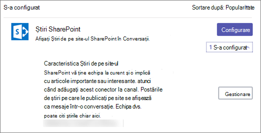 News connector dialog box