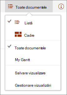 Meniul Vizualizări din Microsoft Edge