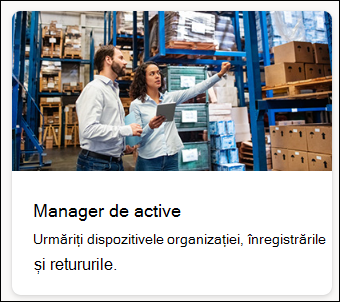 Screenshot of Template of asset manager