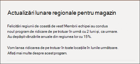 Captură de ecran a părții web Text