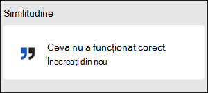 Eroare: Ceva nu a funcționat corect în Word