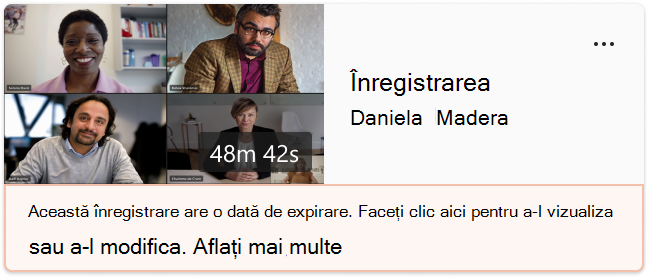 Chiclet de înregistrare expirare