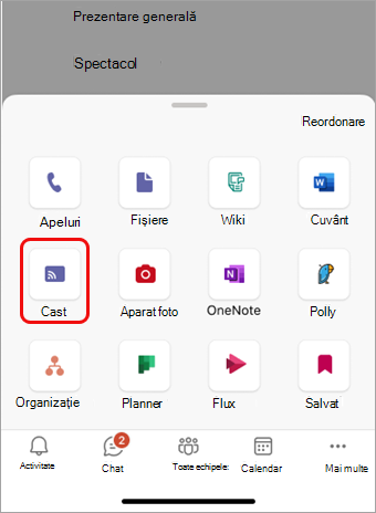 Atingeți Afișaje