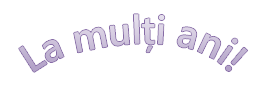 Un exemplu de WordArt cu cuvintele 