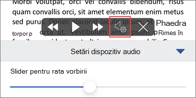 Mărirea sau micșorarea vitezei de citire
